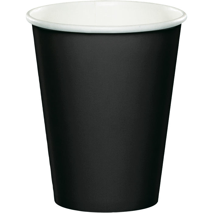 Black Velvet Hot/Cold Paper Cups 9 Oz (24/Pkg)
