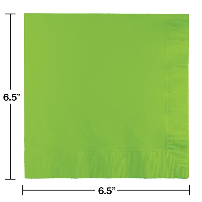 Fresh Lime Green Napkins (20/Pkg)