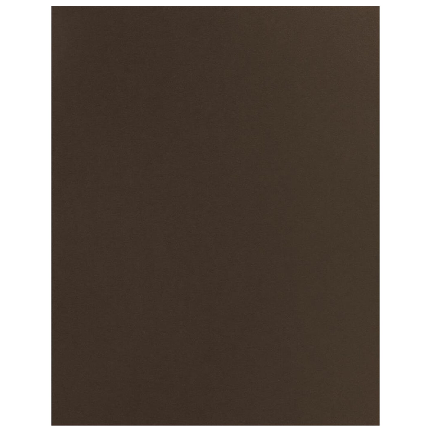 PA Paper Accents Heavyweight Smooth Cardstock 8.5" x 11" Dark Molasses, 100lb colored cardstock paper for card making, scrapbooking, printing, quilling and crafts, 25 piece pack