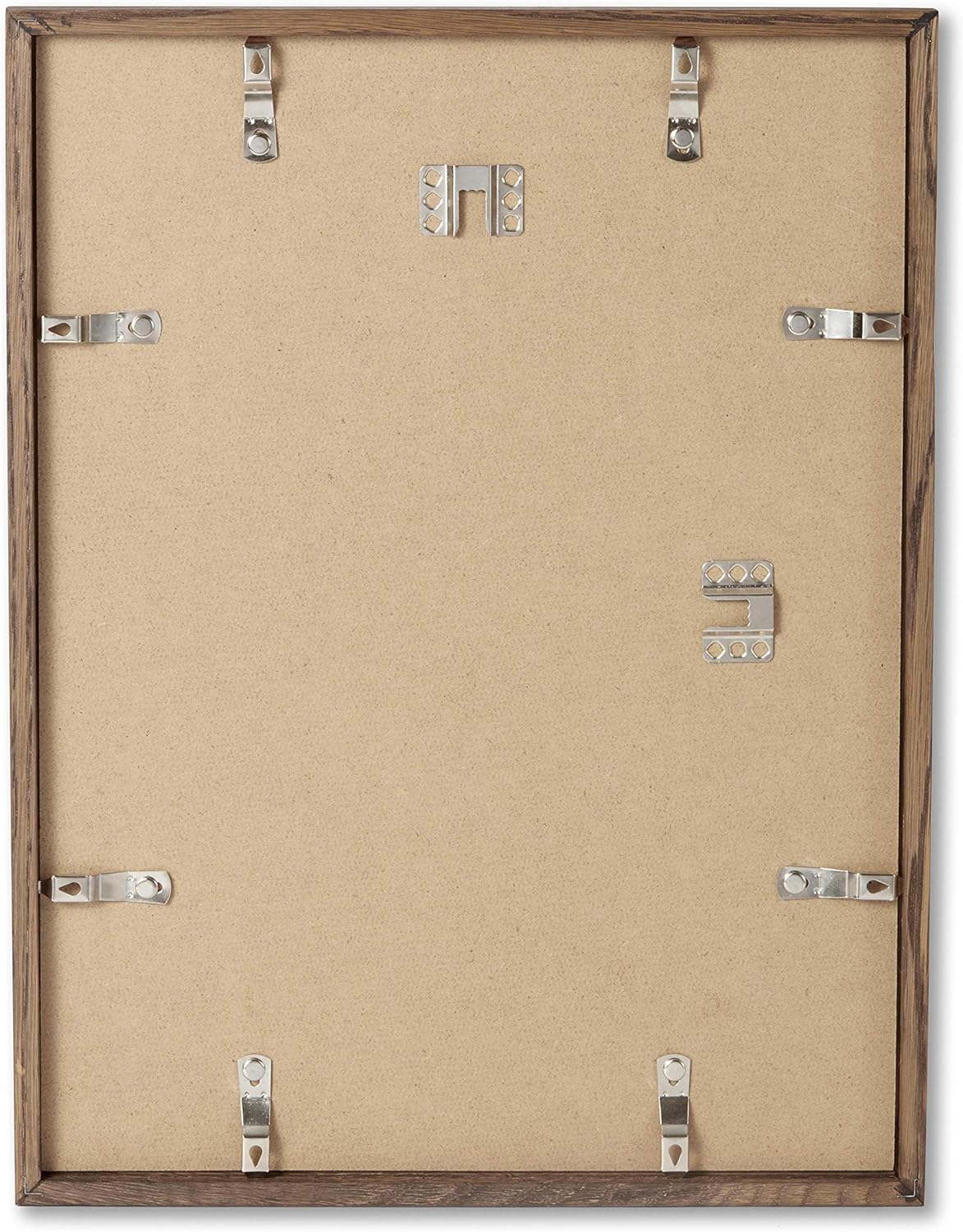 11x14 in - Dark Solid Oak Wood Picture Frame - Lightweight, Versatile &#x26; Shatterproof