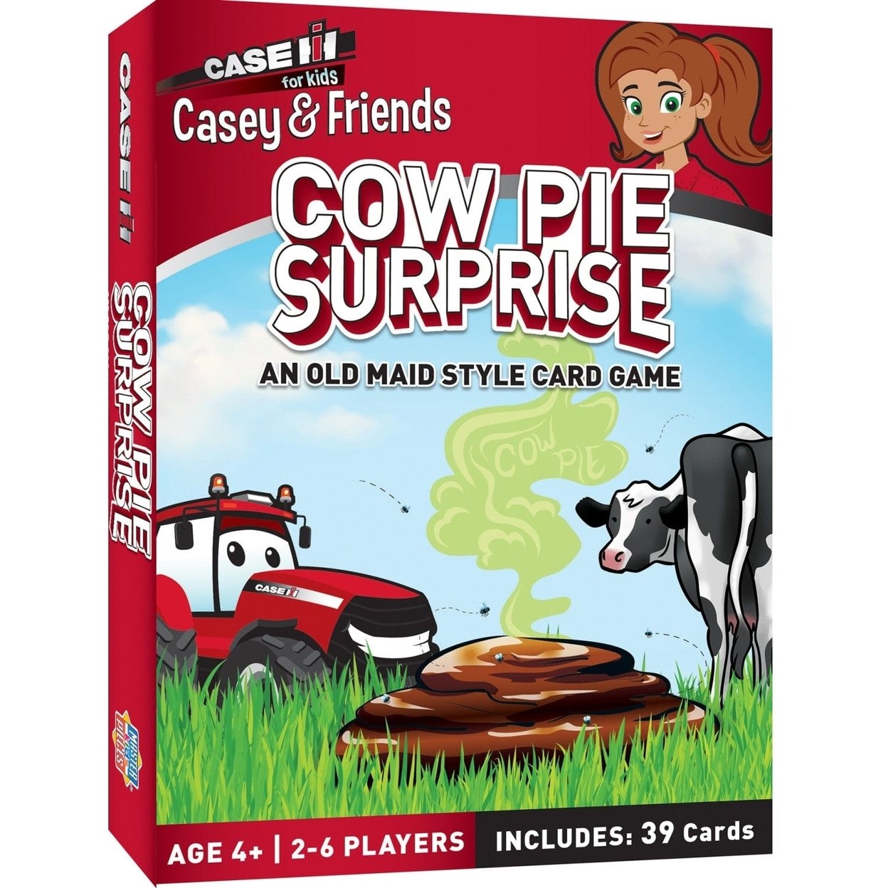 Case Ih Cow Pie Surprise Card Game Family Fun 2-6 Players Ages 4+ Casey And Friends
