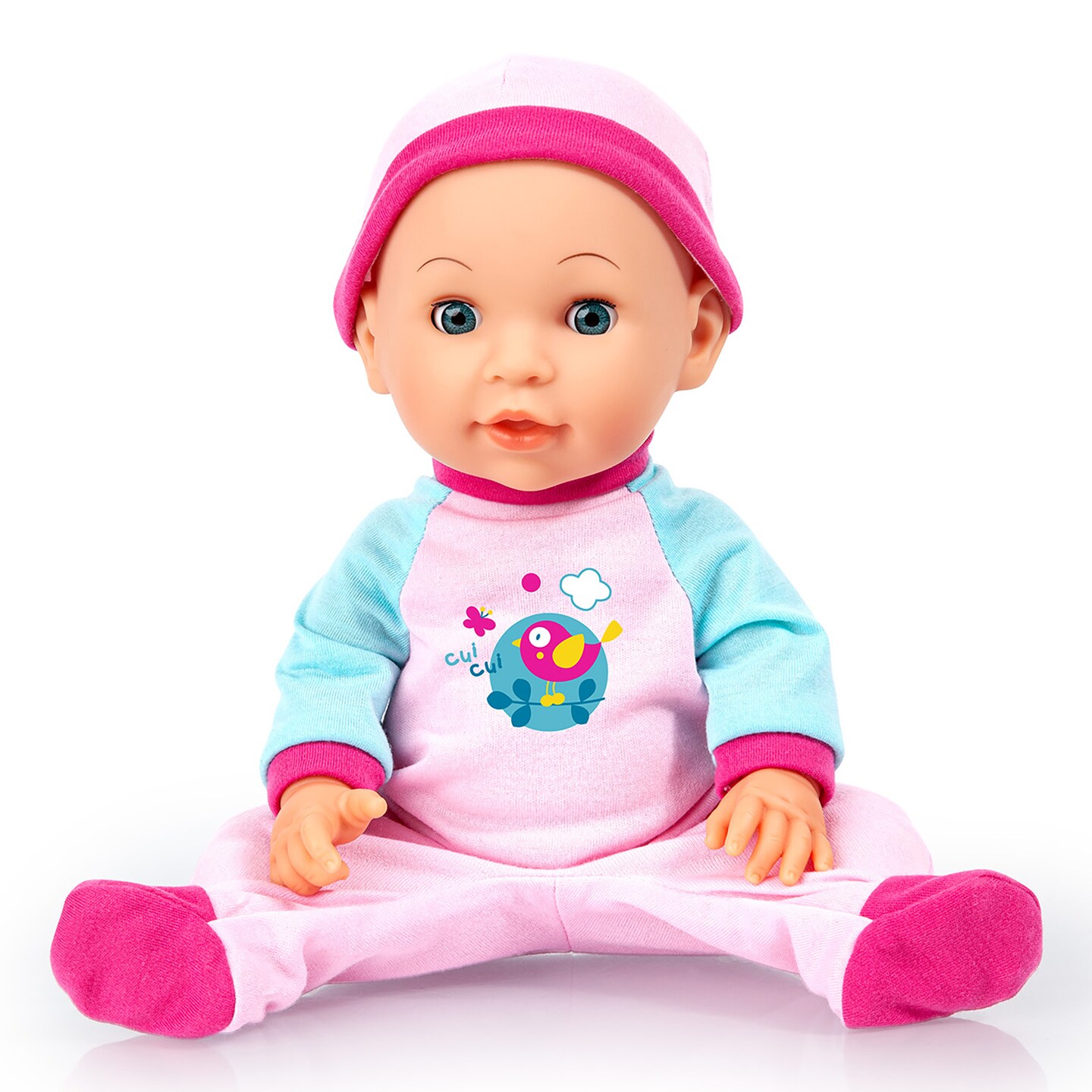 Bouncy 15&#x22; Interactive Baby Doll in Pink &#x26; Blue with 18 Functions