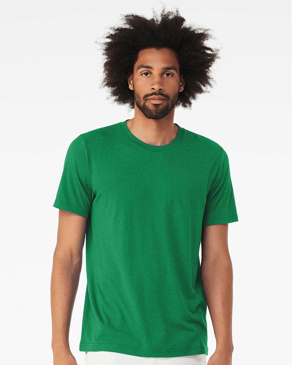 BELLA + CANVAS Triblend Crewneck Short Sleeve T-Shirt For Casual Wear