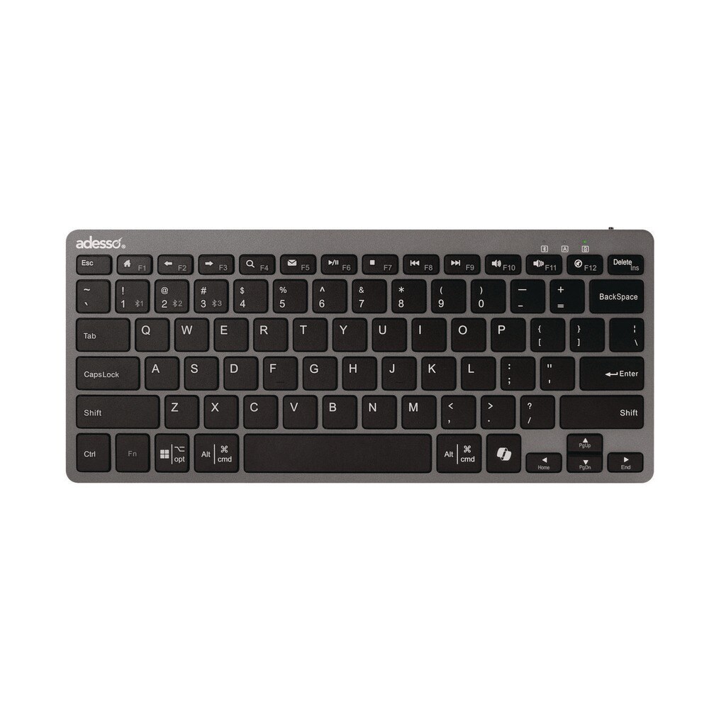 Adesso Wireless Keyboard - Gray/Black | Michaels