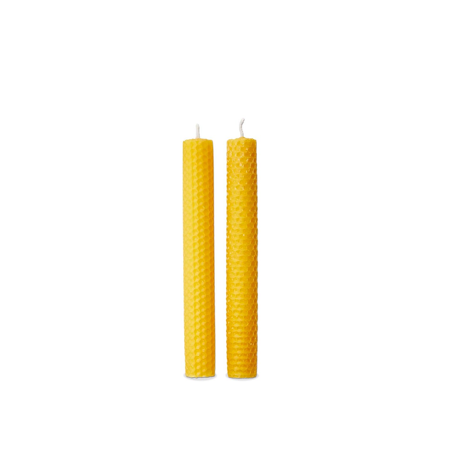 Hand Rolled Beeswax Candles S/2