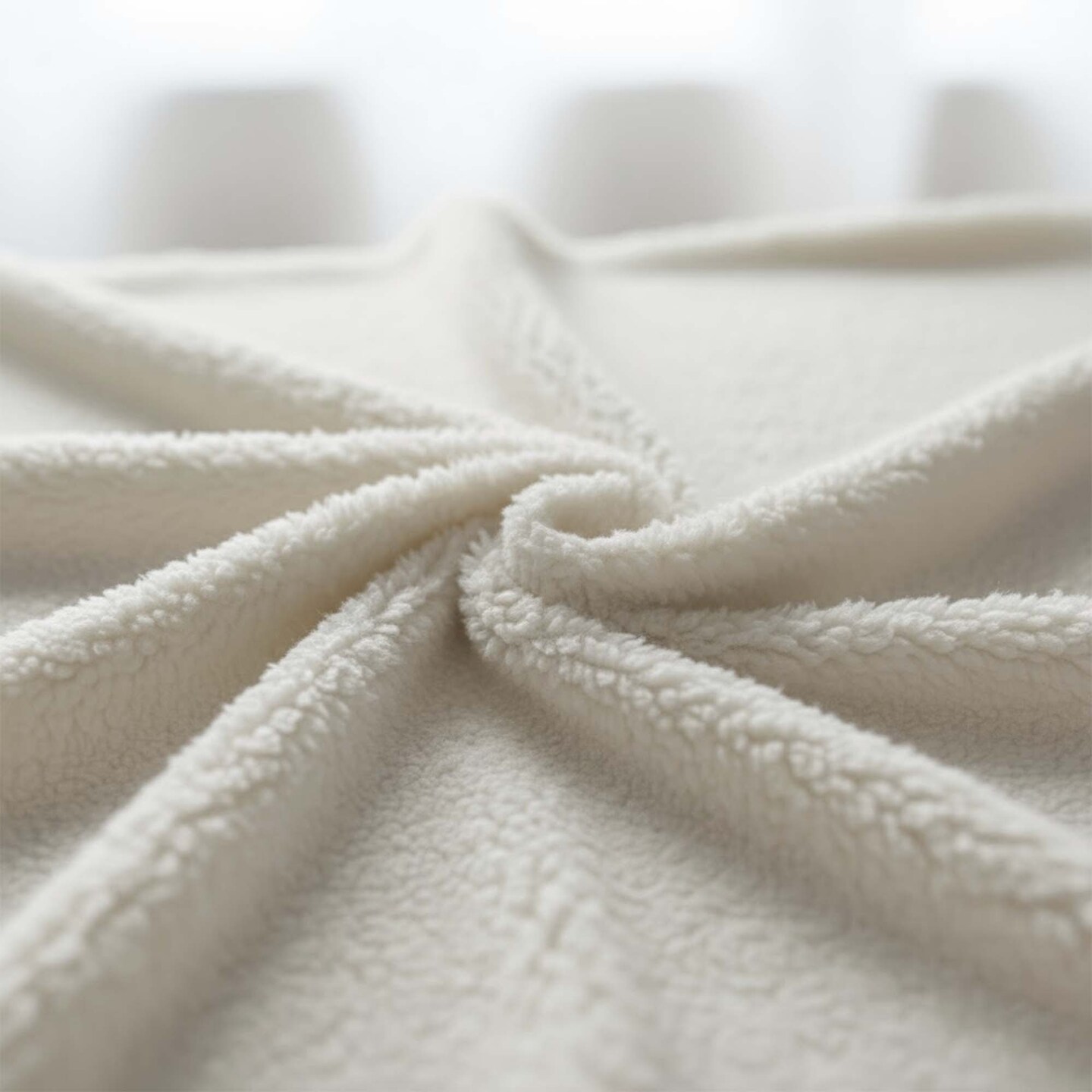 1 Yard 100% POLYESTER Sherpa Faux Fur Fabric 100% Polyester, 60" Width