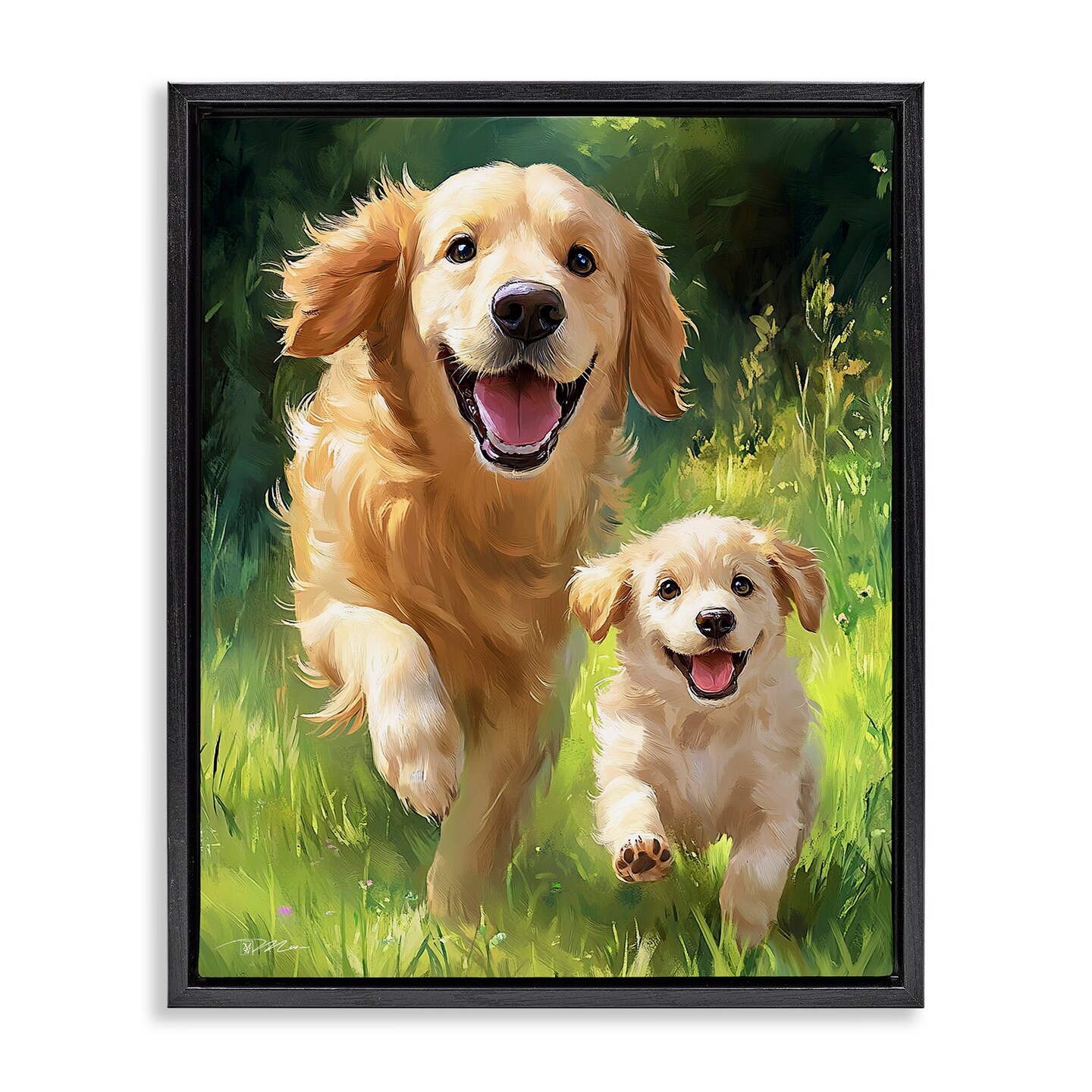 Stupell Industries Father & Son Labrador Floating Frame, design by Momart