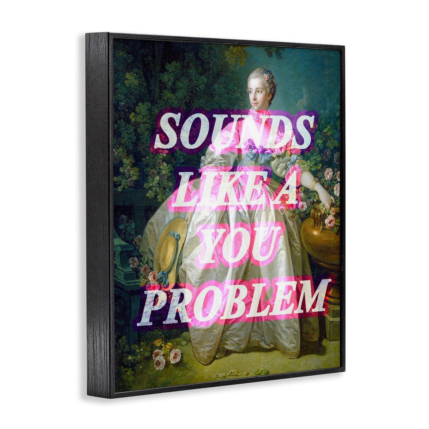Stupell Industries Sounds Like A You Problem Framed Giclee, design by Lil' Rue