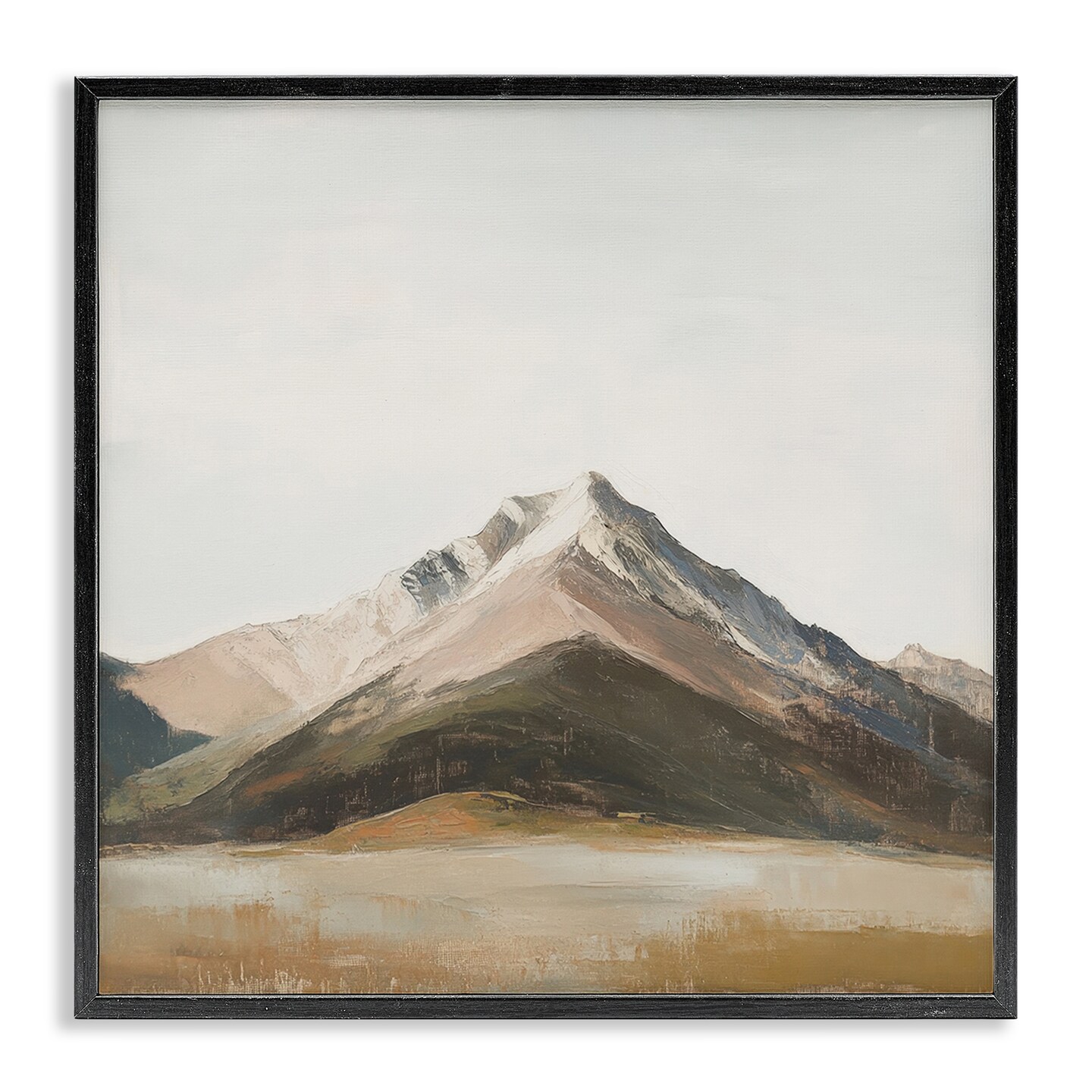 Stupell Industries Solemn Mountain Landscape Framed Giclee, design by Petal Prints Design