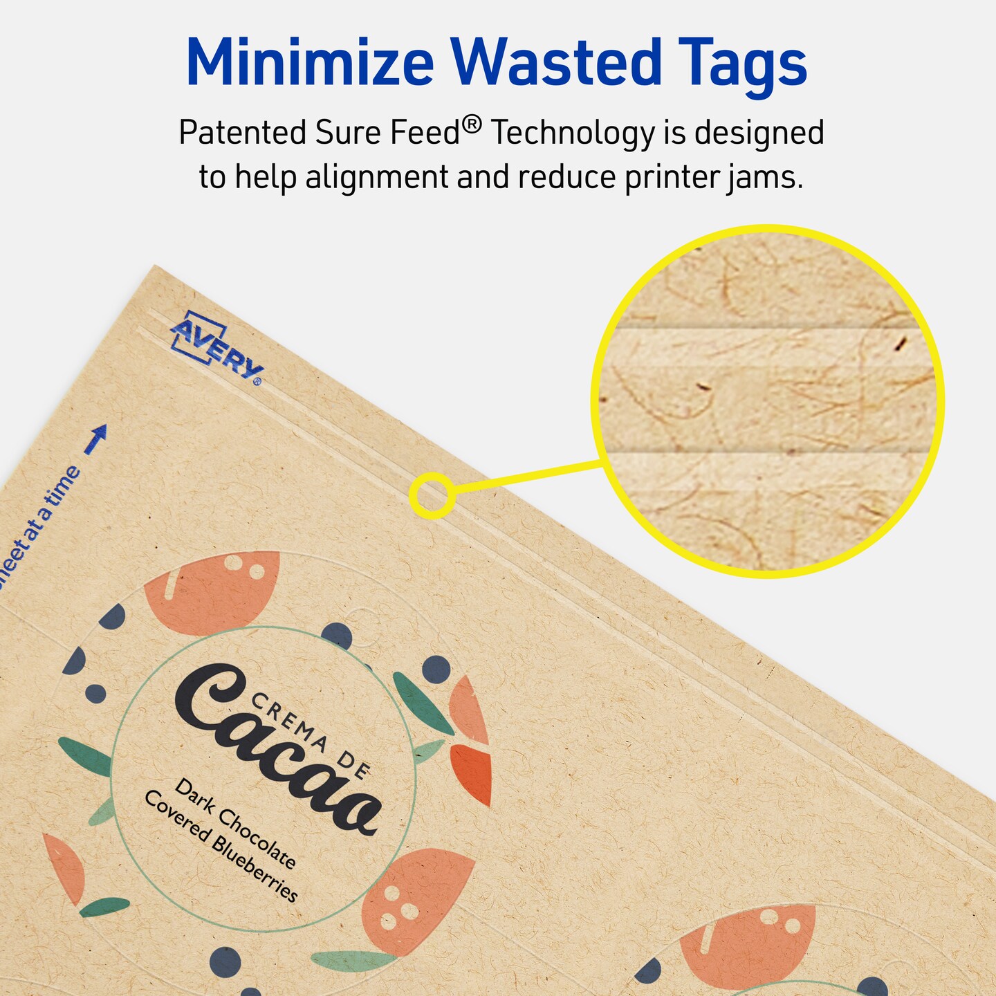 3&#x22; Diameter Round, Kraft Brown Printable Tags