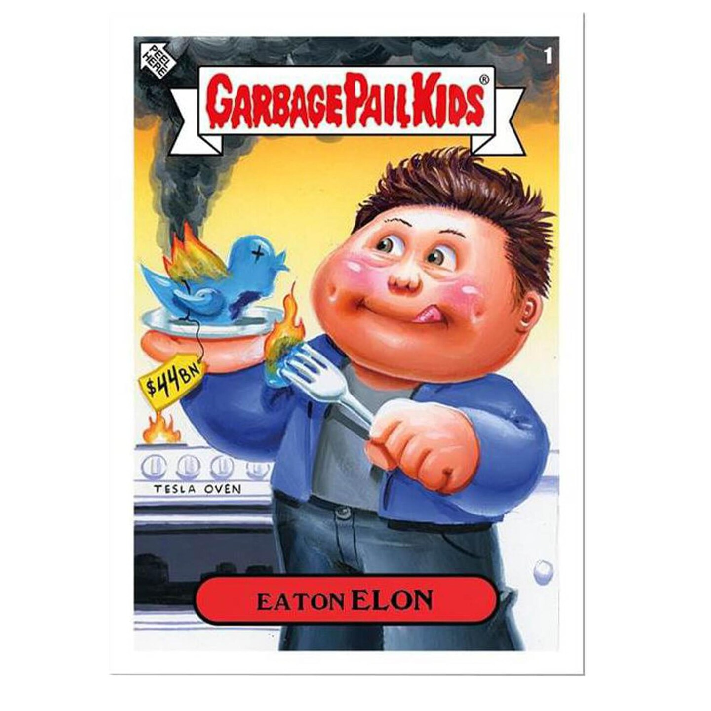 Garbage Pail Kids Topps 2022 Was The WORST! Trading Card | Eaton Elon