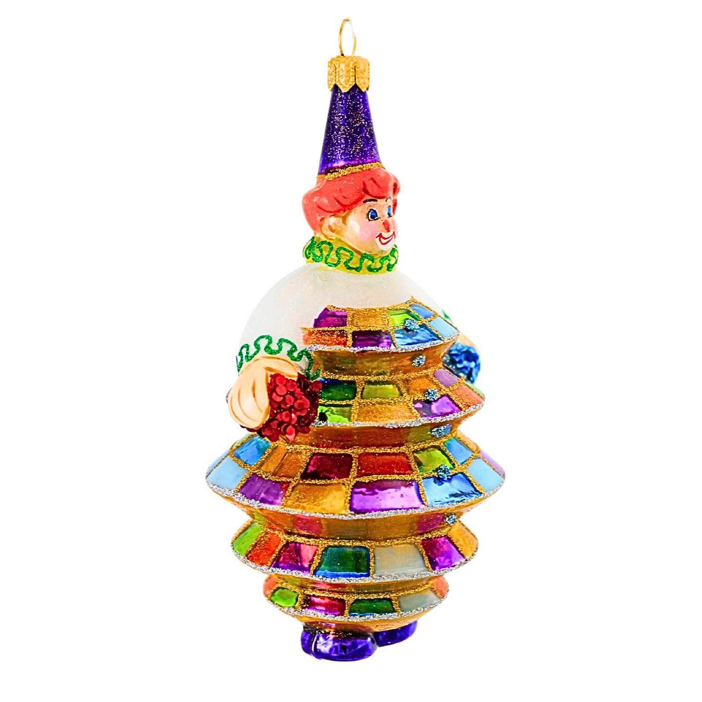 Metzler Bros. 4.75 In Clown Christmas Tree Ornament , Christmas Decor Clown Circus Fun