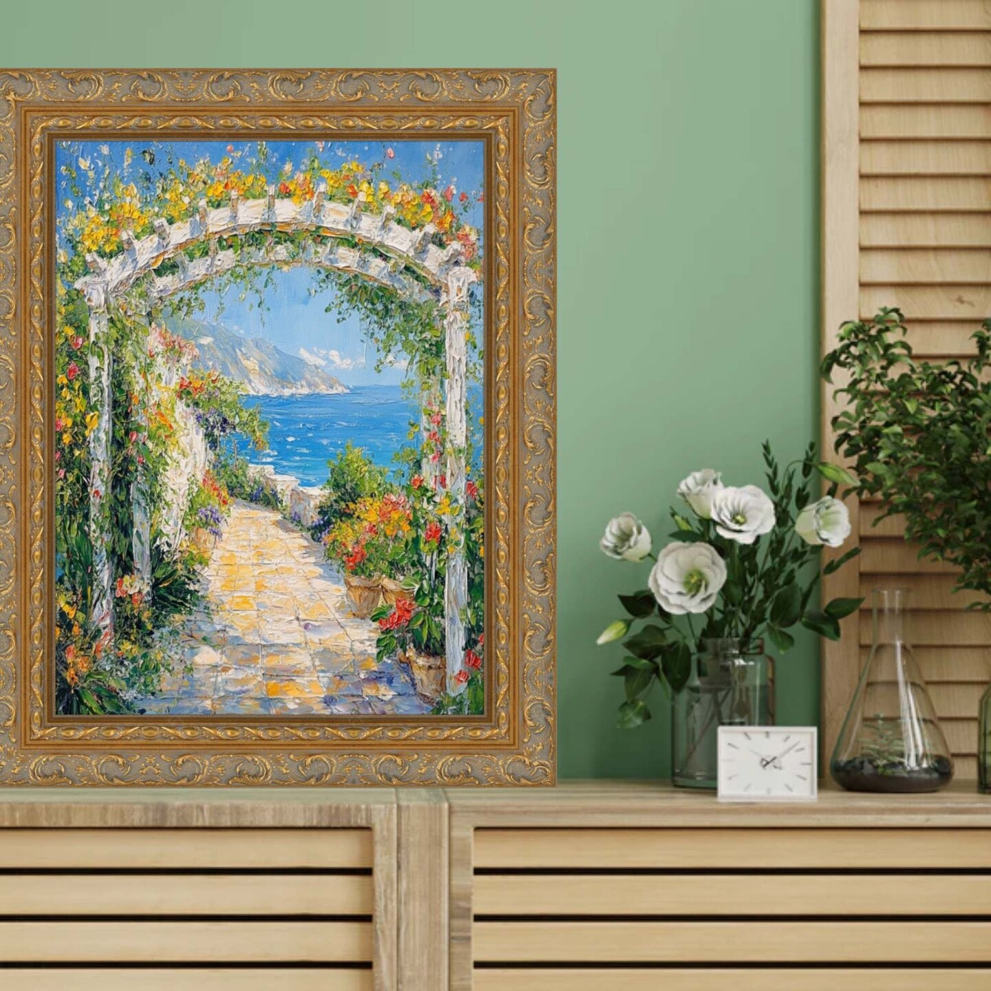 Victorian Antique Gold Orante Picture Frame 40x40 frame