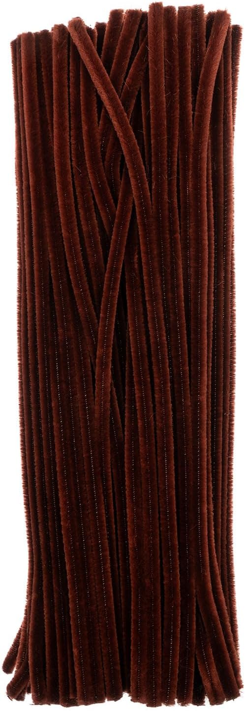 John Bead 12in x 6mm Chenille Pipe Cleaners, 100pcs