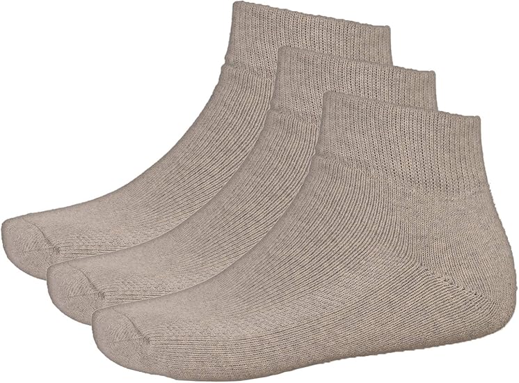 Heavyweight Soft Quarter Socks 3 Pair | RADYAN&#xAE;