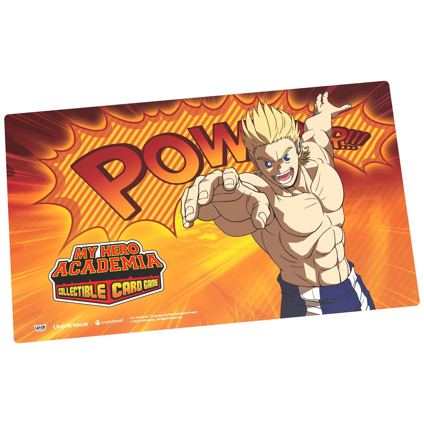 Universus: My Hero Academia Collectible Card Game: Playmat - Mirio Togata - 24 x 14&#x22; Neoprene Mat, Officially Licensed MHA DBG Accessory, UVS Games