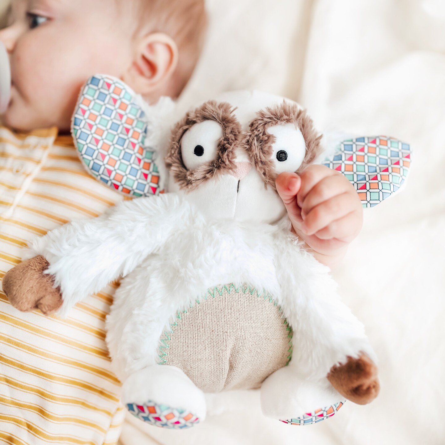 Inklings Baby &#x26; Toddler 8&#x22; Plush Soft Bean Bag Toy, Wobby The Wild Eared Wala, Inclusive Kids Stuffed Animal for All Families, Gender Neutral Funky Fun Sensory Gift