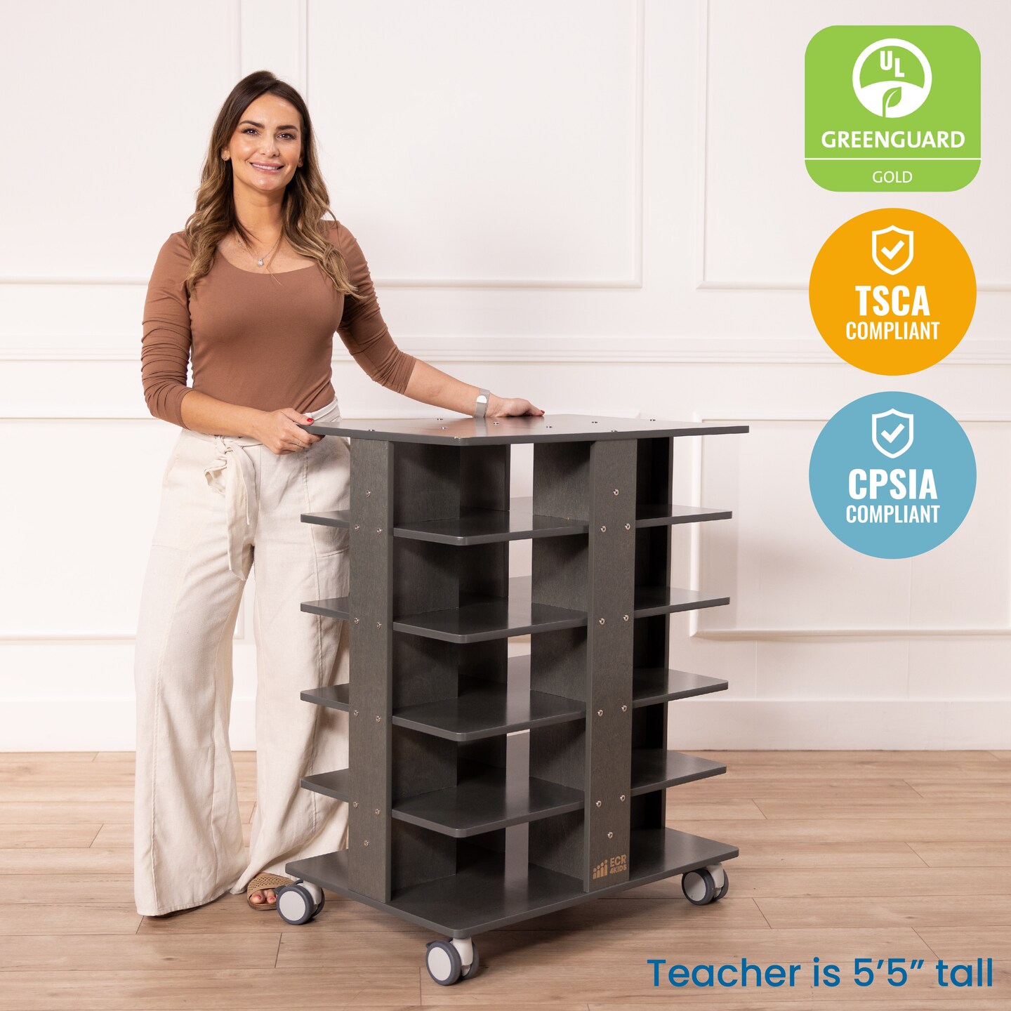 Cubby Storage Bin Tower 5x4, Classroom Furniture