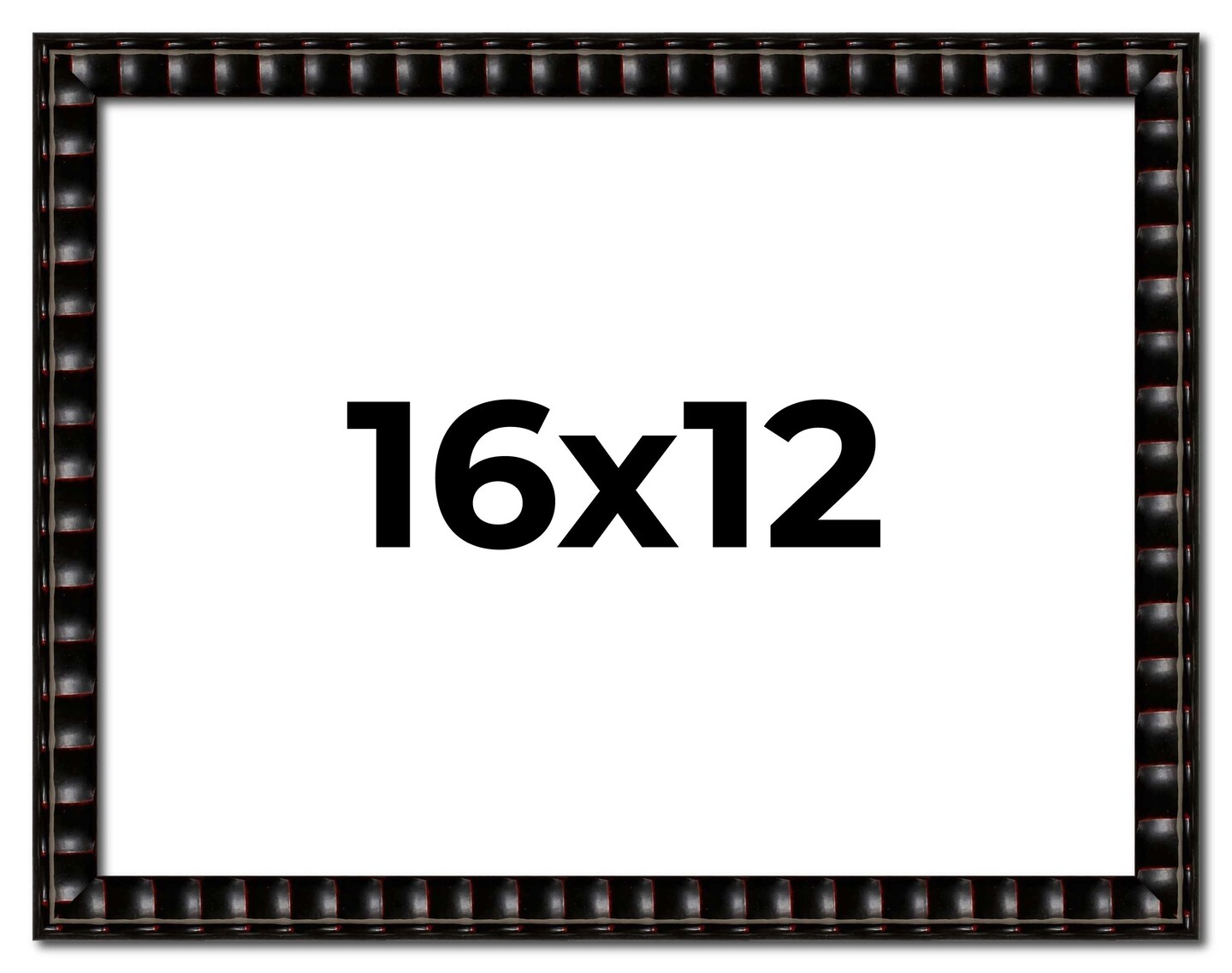16x12 Bamboo Picture Frame with UV-Resistant Acrylic & Acid Free Backing, Available in 4 Finishes - Brown, Black, Gold, and Natural