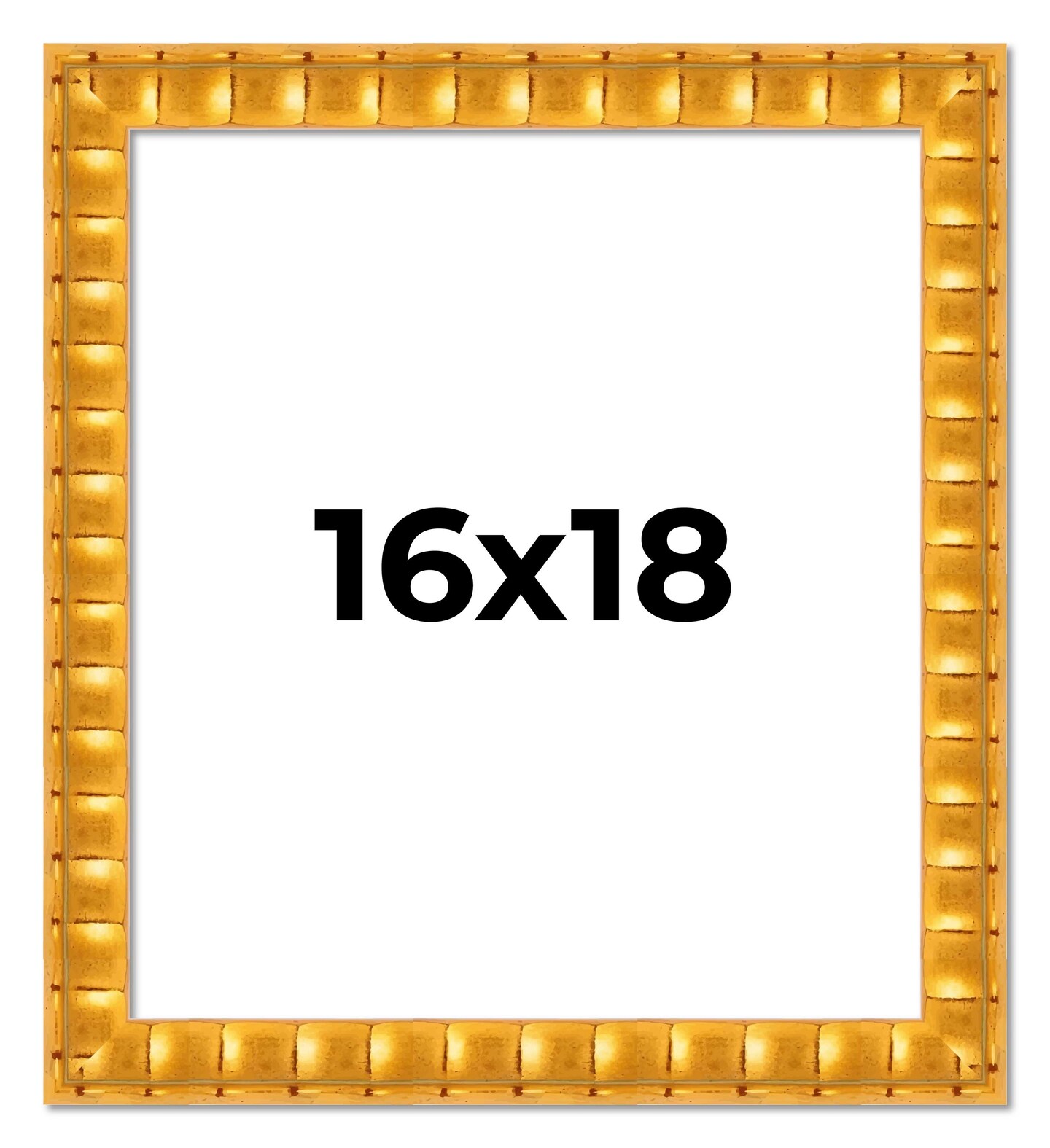 16x18 Bamboo Picture Frame with UV-Resistant Acrylic Acid Free Backing,  Available in Finishes Brown, Black, Gold, and Natural