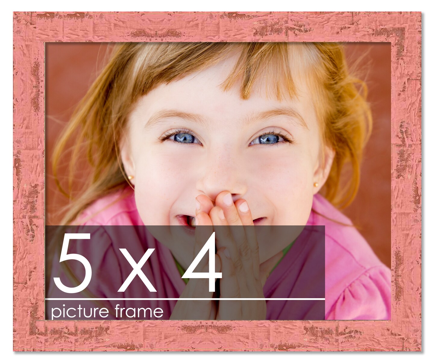 4x5 Shabby Chic Picture Frame with UV-Resistant Acrylic & Acid