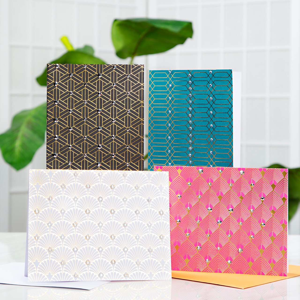 Crystal Embellished Greeting Cards