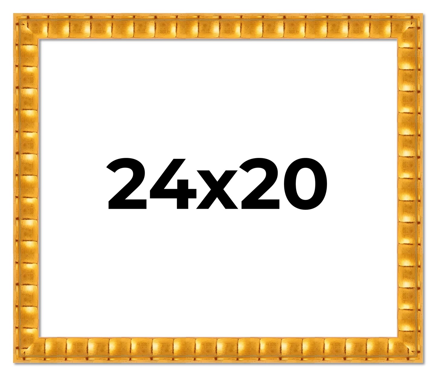 24x20 Bamboo Picture Frame with UV-Resistant Acrylic & Acid Free Backing, Available in 4 Finishes - Brown, Black, Gold, and Natural