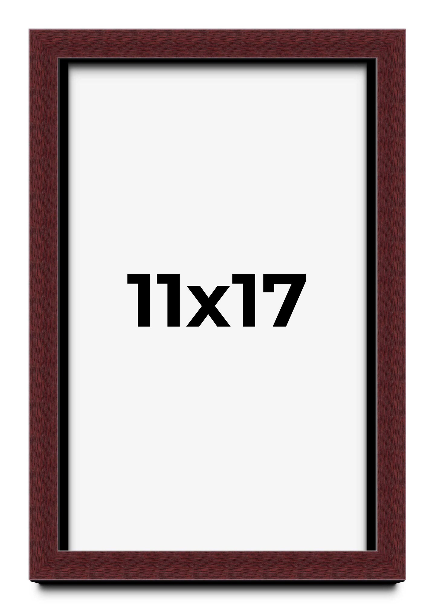 11x17 Shadow Box 1.5" Depth Picture Frame with UV-Resistant Acrylic & Acid Free Backing, Available in 5 Finishes - Black, Brown, Gold, Silver, White
