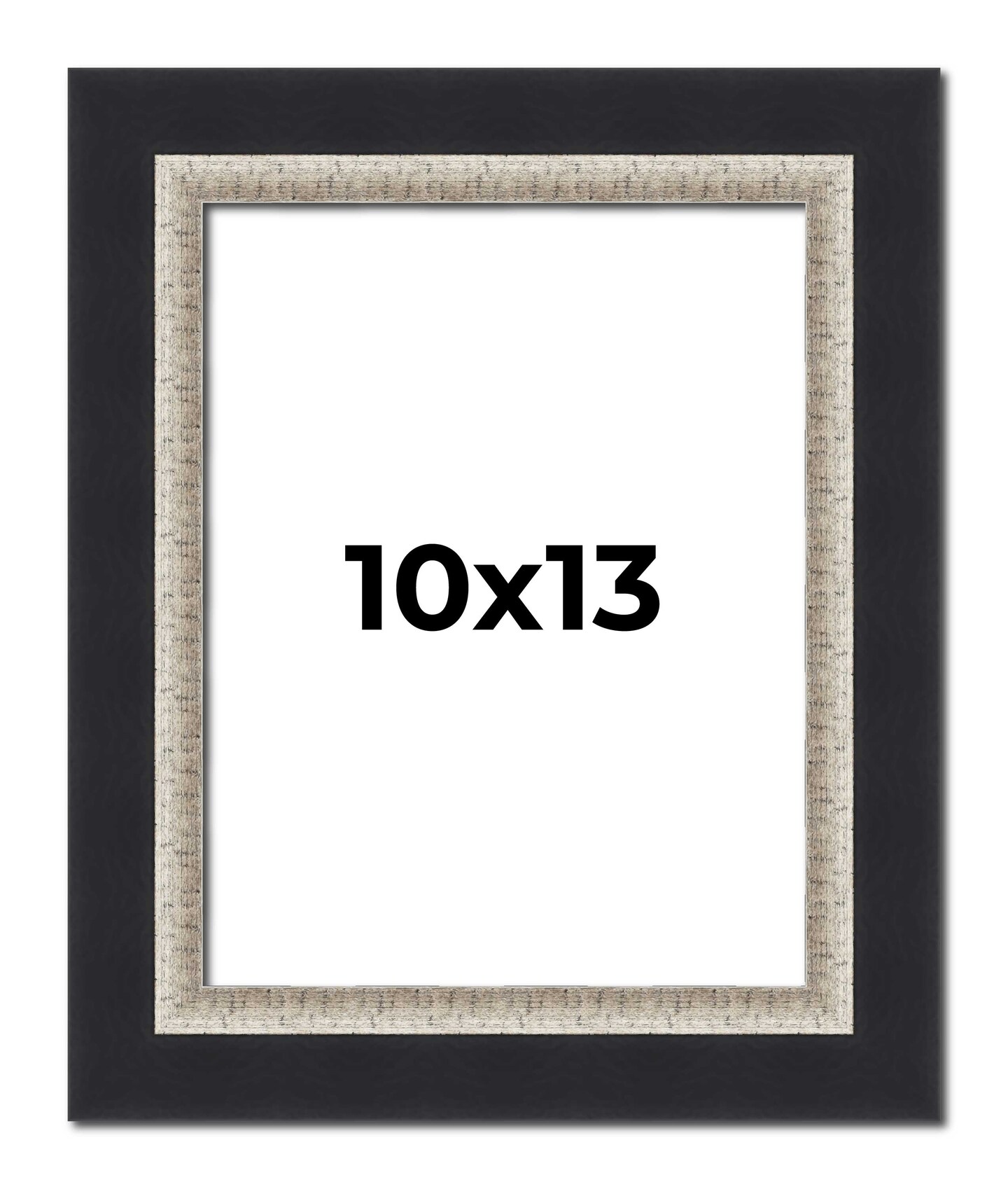 10x13 Embellished Picture Frame with UV-Resistant Acrylic & Acid Free Backing, Available in 3 Finishes - Black, Brown, Gold