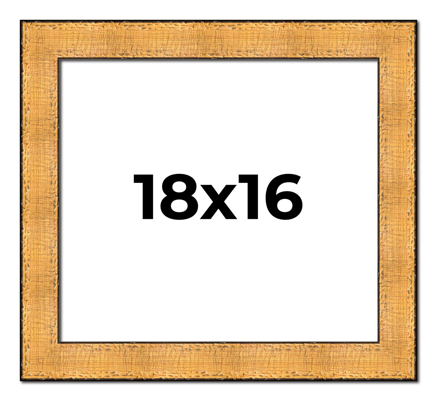 16x18 Embellished Picture Frame with UV-Resistant Acrylic Acid Free  Backing, Available in Finishes Black, Brown, Gold