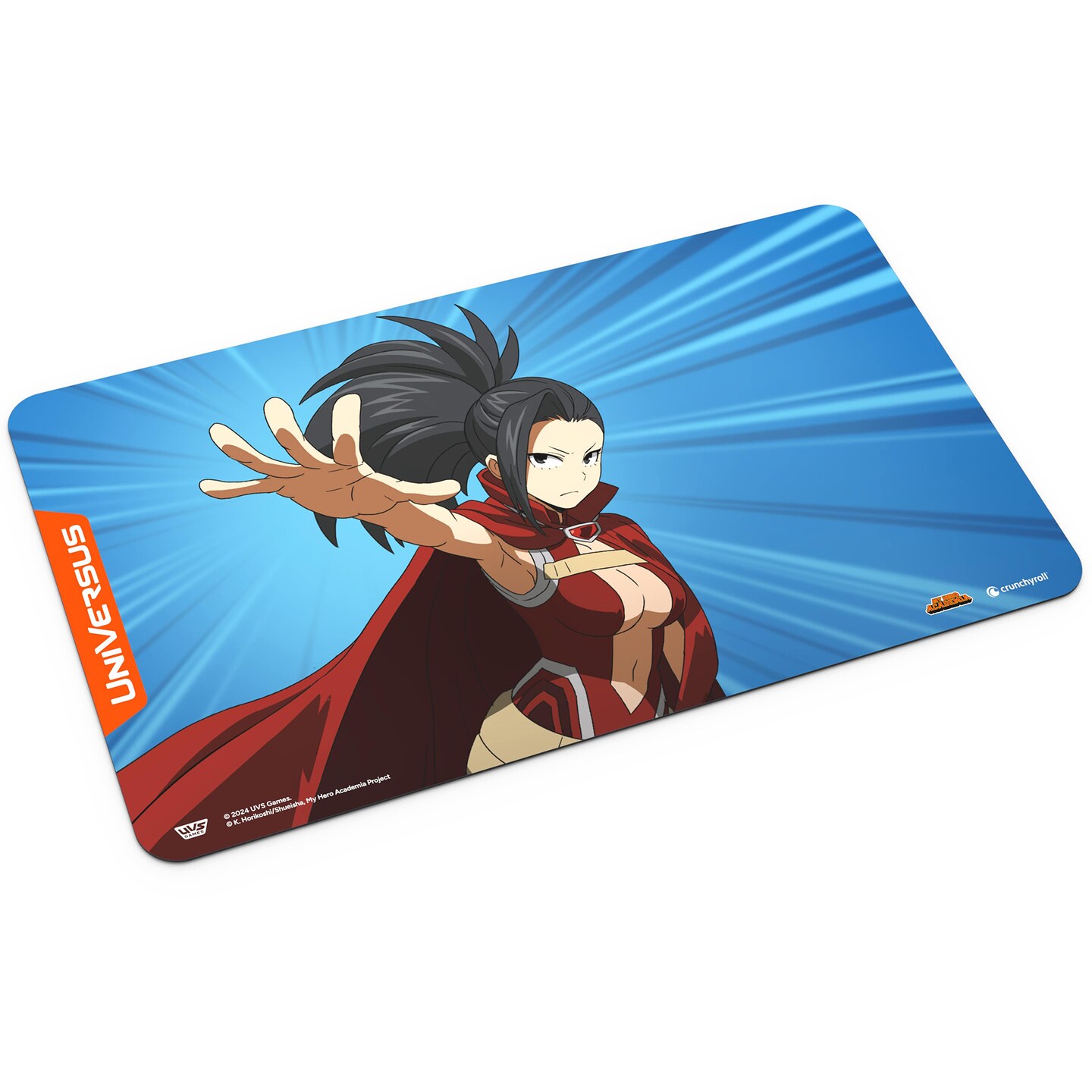 UniVersus My Hero Academia: Girl Power- Momo Yaoyorozu Playmat - 24 x 14&#x22; Neoprene Mat, Tabletop Card Game Accessory, UVS Games, Officially Licensed