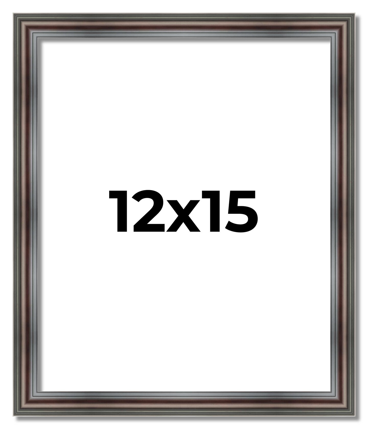 12x15 Deep Shadow Box Picture Frame with UV-Resistant Acrylic &#x26; Acid Free Backing, Available in 4 Finishes - Gold, Silver, Brown, White