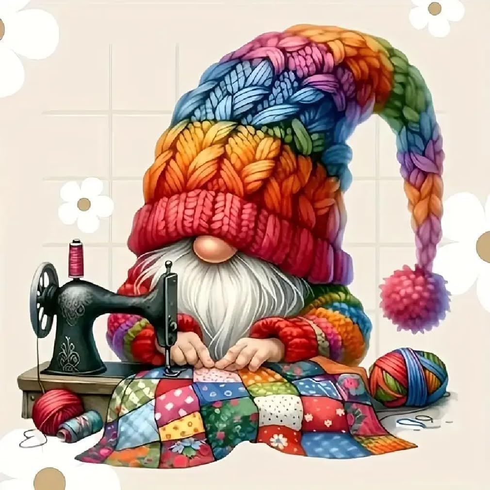 Stamped Cross Stitch Kits for Adults Beginner,Sewing Machine Counted Cross Stitch Kits