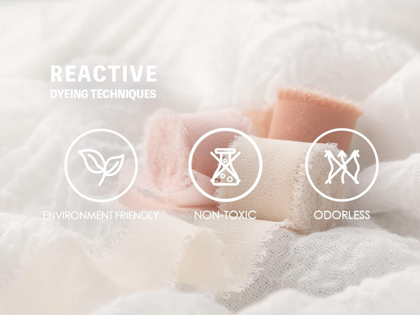 1" x 27 Yd Chiffon Silk Ribbon Mixed Color Ribbons Set 3 Yd x 9 Rolls Fringe Fabric for Wedding Invitations Bridal Bouquets Party Decoration Gift Wrapping Bow Making