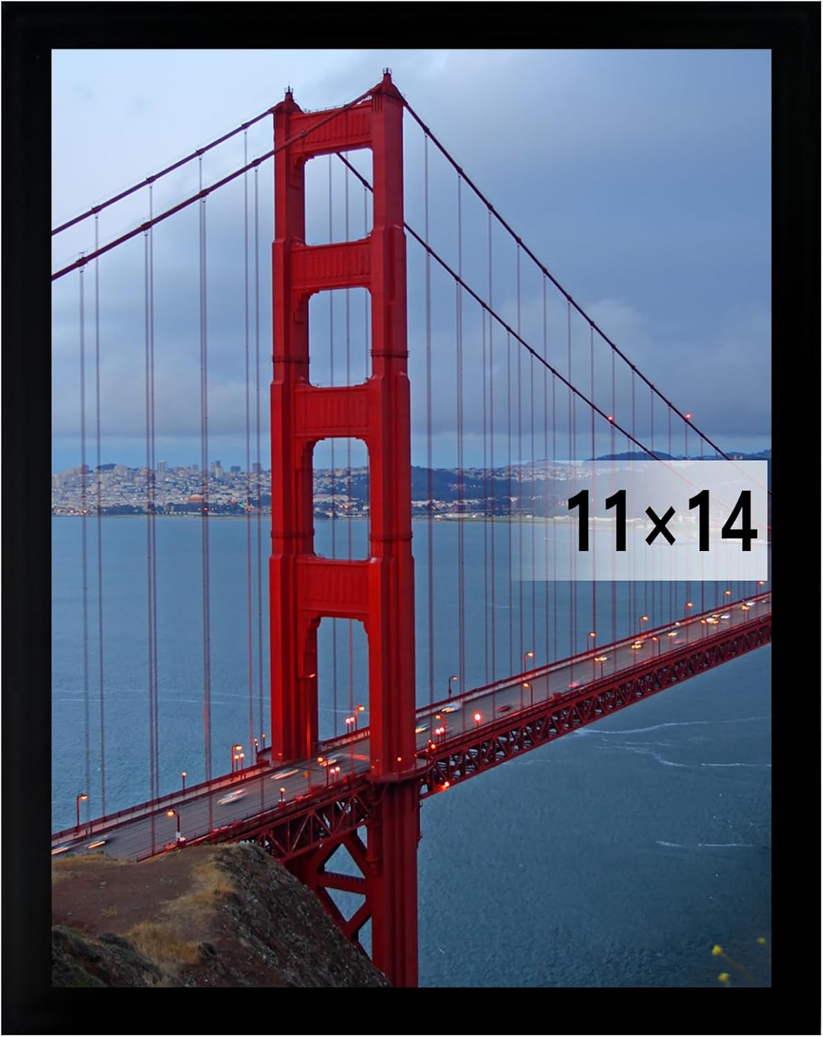 11x14 Picture Frame Wall Hanging Photo Frame, Black, 1 Pack
