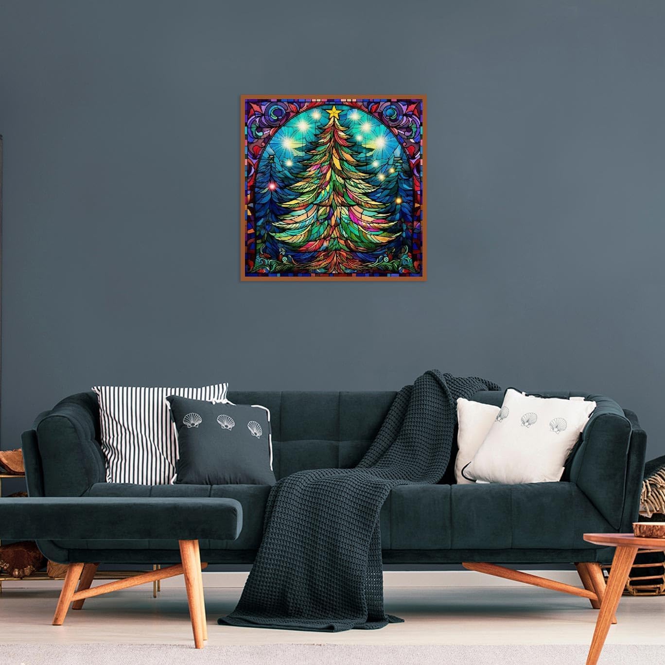 Christmas Tree Diamond Art Kits for Adults DIY Diamond Painting Kits for Adults Crystal Art 5D Diamond Painting Kit Gem Art Painting Kit Home Wall Decor 12×12inch