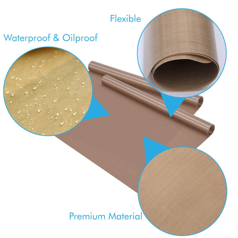 Heat Tape High Temp Tape and Teflon Sheet for Vinyl Heat Press, Sublimation Heat Resistant