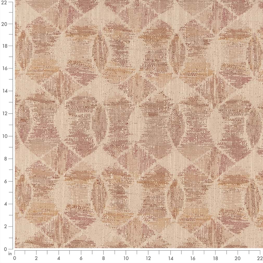 Upholstery Fabric - Coral &#x26; Peach,Pink Abstract &#x26; Geometric Upholstery Fabric 54 Inches&#x22;