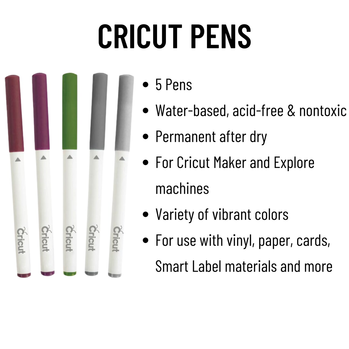 Cricut Ultimate Materials, Vinyl Rolls and Accessories Bundle for Cricut Explore Air &#x26; Maker, 150+ Piece