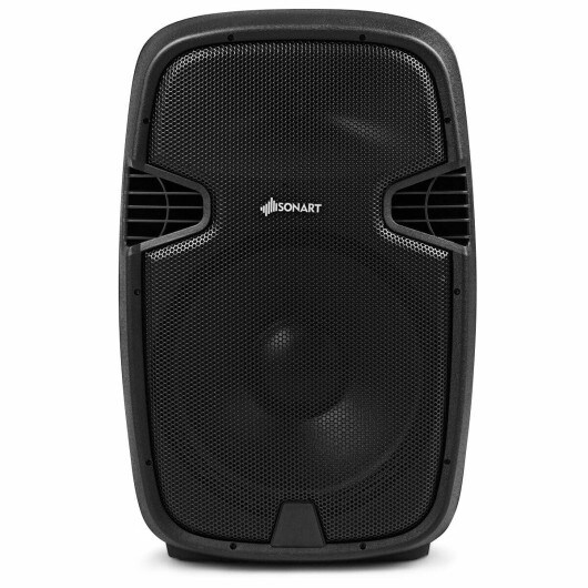 3000W Dual 15 Inch Powered Speakers with Adjustable Bracket