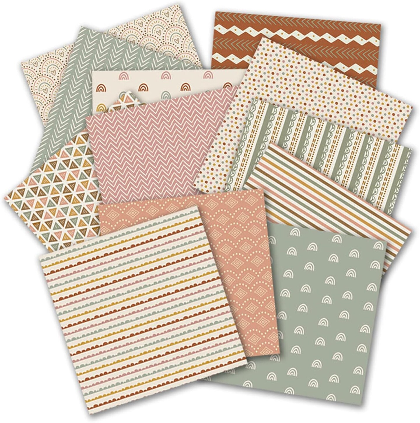 Scrapbook Paper Pads 24 Sheets Double-Sided Decorative Craft Paper, Vintage Cardstock Paper Colored Patterned Paper Pack