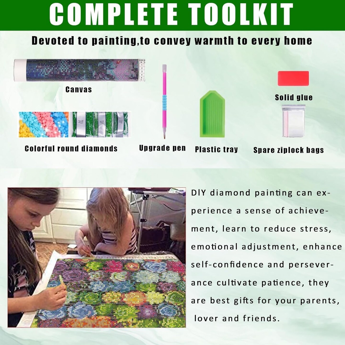 Diamond Painting Kits for Adults- Inspirationl Diamond Art Kits for Adults