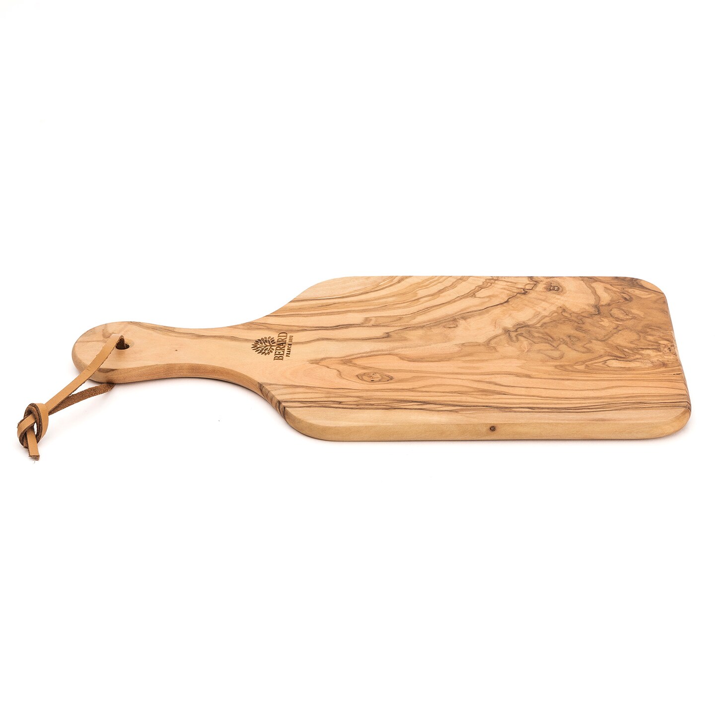 Berard Olivewood Handcrafted 8-Inch Cutting Board with Handle