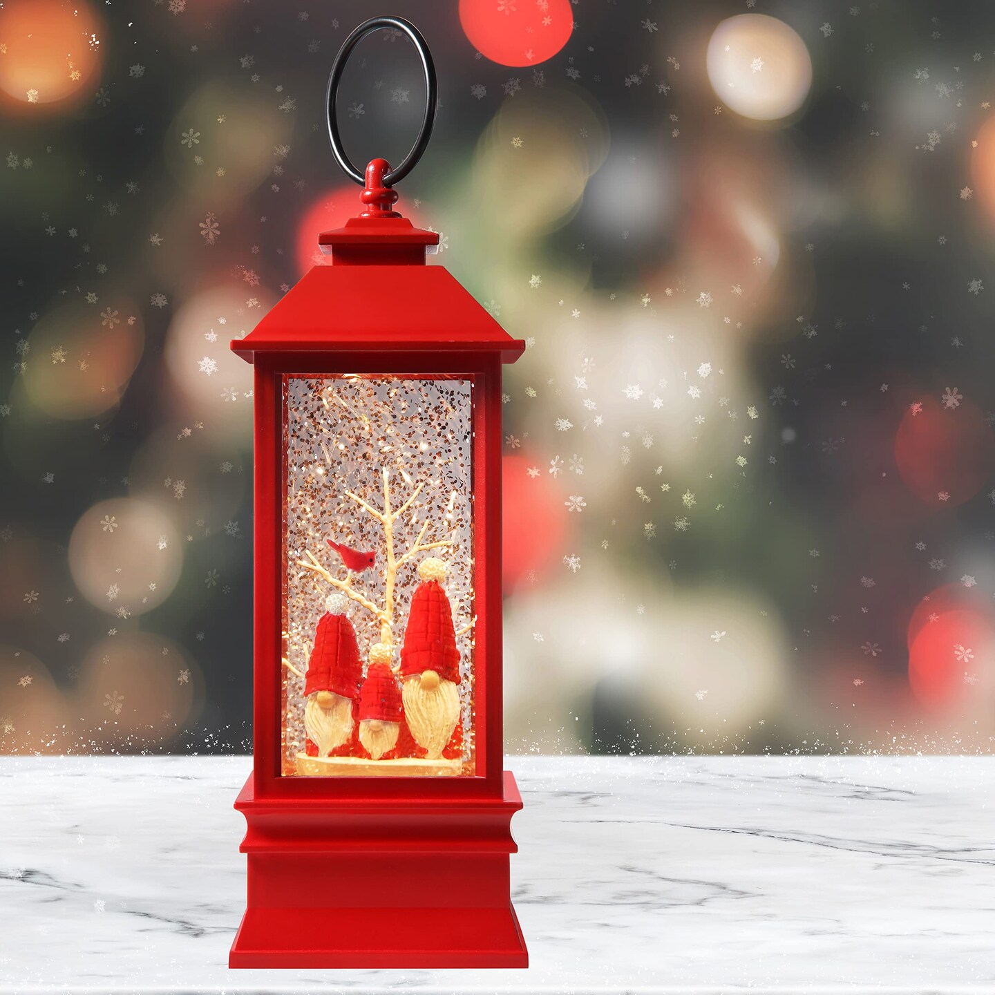 Haute Decor Snowburst Snow Globe Lanterns