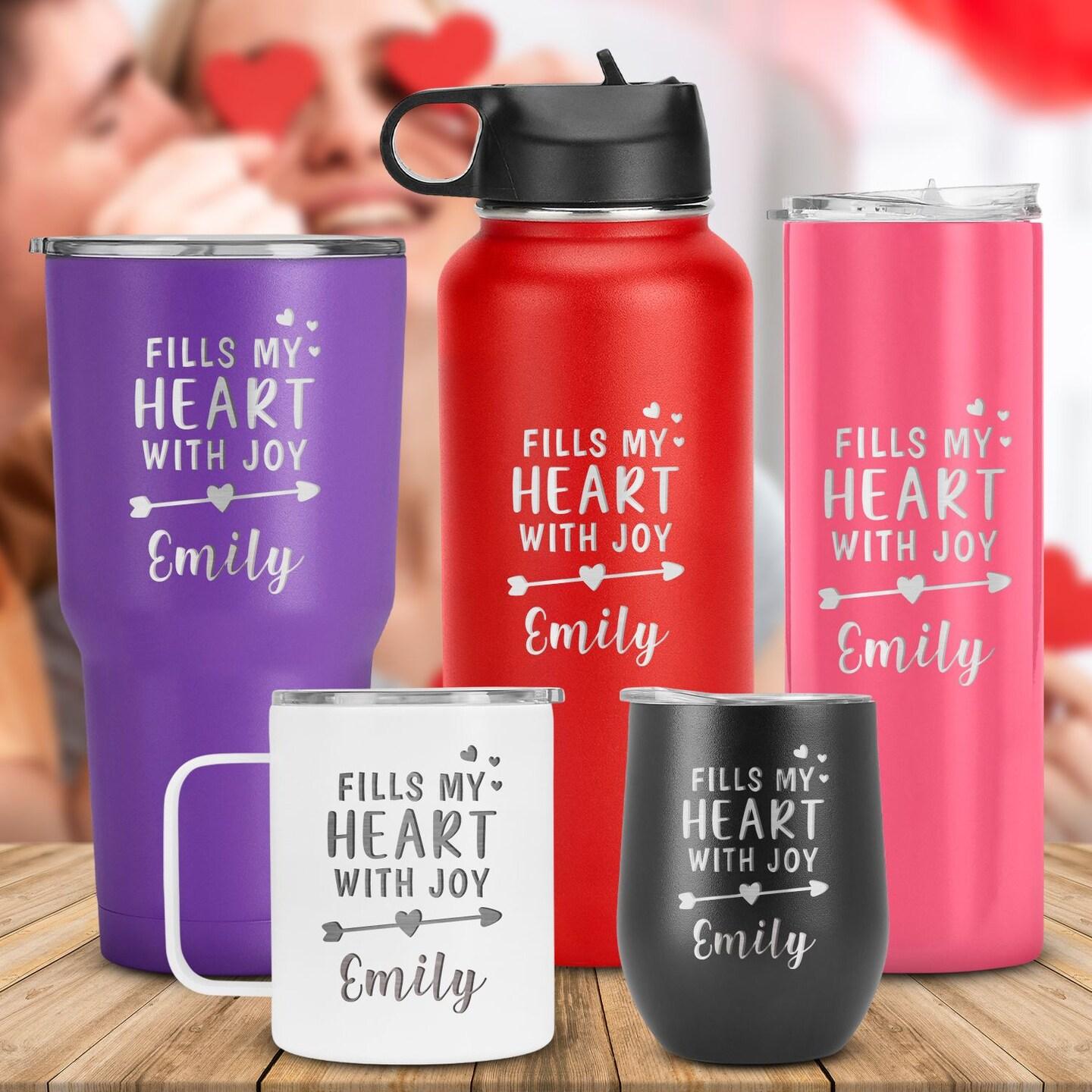 Fills My Heart With Joy Valentines Day Gifts For Him, Her, Boyfriend, Girlfriend, Couples Gifts For Valentines Day, Anniversary. | MakerPlace By