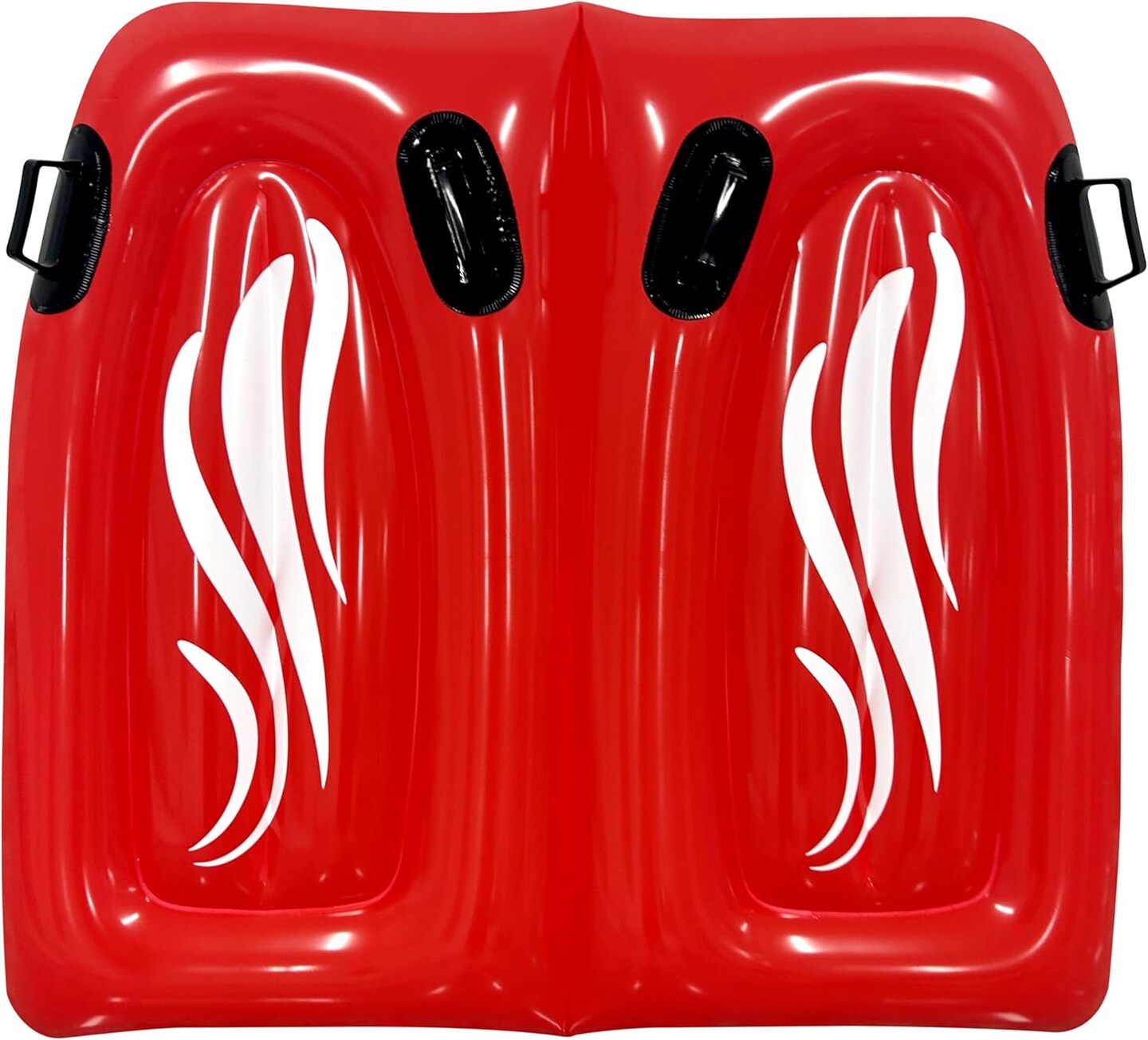 4E's Novelty 2 Person Inflatable Body Board with Handles for Water Slides for Kids & Adult