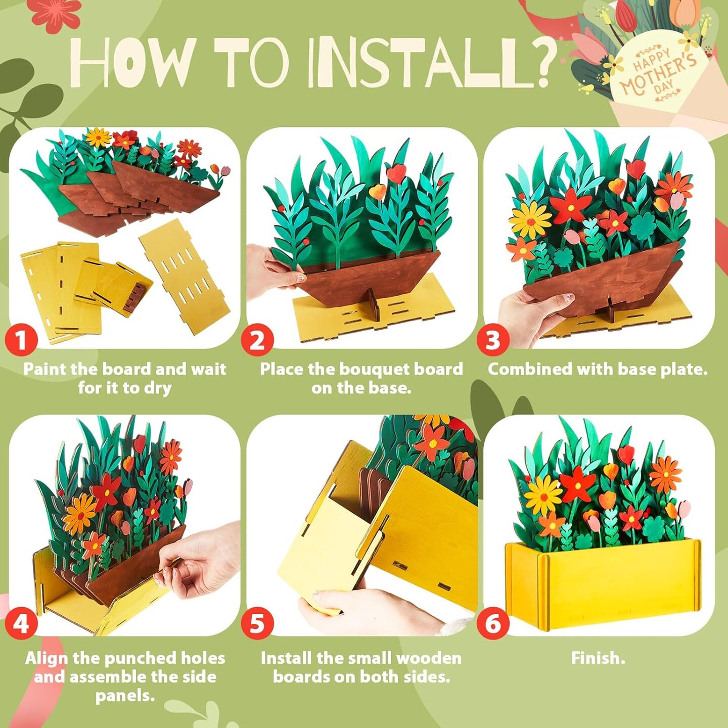 Mother&#x27;s Day Crafts for Kids Happy