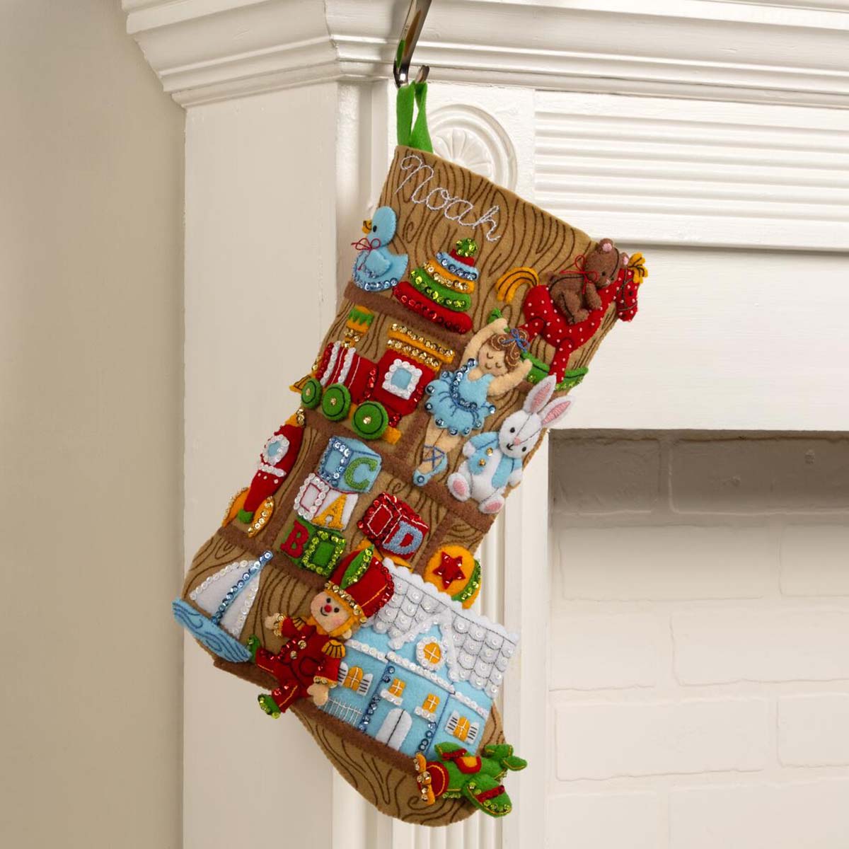 Bucilla  Toyland Treasures Stocking Kit