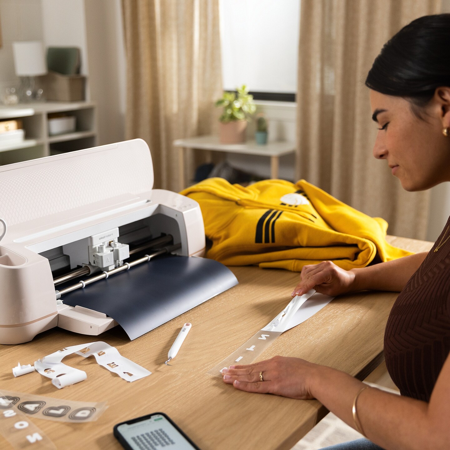 Cricut Maker 4 Cutting Machine and Easy Press 3 Machine with HTV Materials Bundle