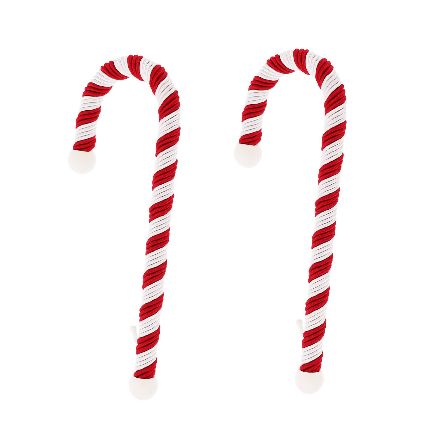 Haute Decor Candy Cane Stocking Holder (Large Classic 2-Pack) - Christmas Stocking Hanger for Various Mantel Styles